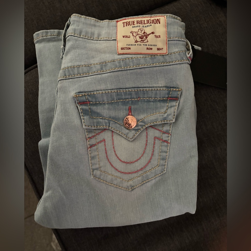 NWT True Religion Joey Mid Rise Flare
